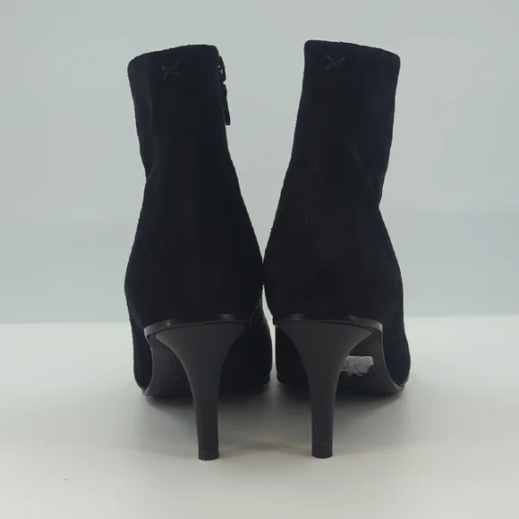 rag & bone Beha Boots in Black Leather & Suede Heeled Sz 7 - Picture 4 of 12